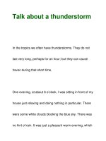 Talk about a thunderstorm docx