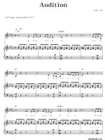 Audition piano pdf