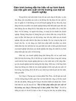 Giáo trình hướng dẫn tìm hiểu về sự hình thành của việc gắn sản xuất với thị trường của một số doanh nghiệp phần 1 potx