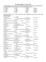 ĐỀ THI TNTHPT 12 ( 2010 – 2011 ) pot