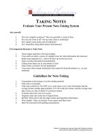 Note Taking and Learning A Summary of Research phần 6 ppsx