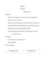 Giáo án lớp 4: Tập đọc VÀO HÈ pptx