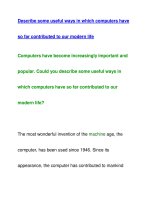 Describe some useful ways in pps