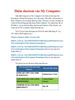 Thủ thuật Windows XP: Thêm shortcut vào My Computer. docx