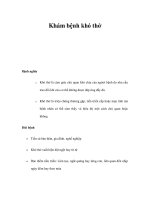 Khám bệnh khó thở pptx