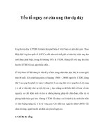 Yếu tố nguy cơ của ung thư dạ dày pps