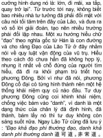 TƯ DUY PHƯƠNG ĐÔNG NHÌN DƯỚI ÁNH SÁNG HỌC THUYẾT EINSTEIN Tác giả: Nguyễn Huệ Chi Phần 4 pptx