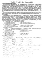 TEST 9: To build a fire ( Homework 1 ) docx