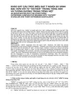 Báo cáo nghiên cứu khoa học: 