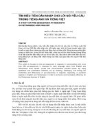 Báo cáo nghiên cứu khoa học: 