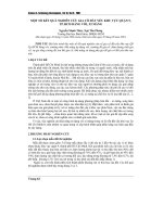 Báo cáo nghiên cứu khoa học: 