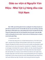 Giáo sư viện sĩ Nguyễn Văn Hiệu - Nhà Vật Lý hàng đầu của Việt Nam potx