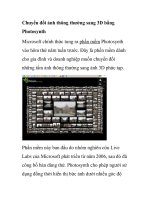 Chuyển đổi ảnh thông thường sang 3D bằng Photosynth ppt