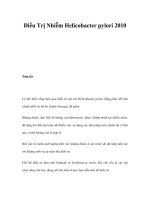 Điều Trị Nhiễm Helicobacter pylori 2010 pps
