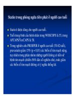 Lợi Ích Của Phòng Ngừa Tiên Phát Bằng Statin: Nghiên Cứu JUPITER Phần 5 doc