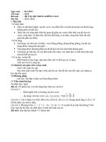 Giáo án toán 12 nâng cao - Tiết 30-31 pptx