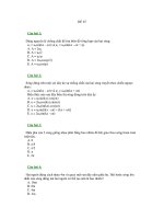 ĐỀ THI THỬ VẬT LÝ SỐ 07 docx