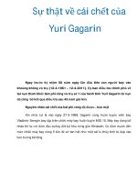 Sự thật về cái chết của Yuri Gagarin doc
