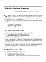 The Trainer’s Tool Kit Second Edition phần 9 ppt