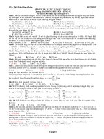 ĐỀ KIỂM TRA VẬT LÝ 12 NÂNG CAO LẦN 2 docx