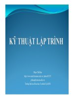 kỹ thuật lập trình C chuyên nghiệp phần 1 pot