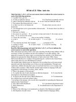 Đề thi số 21 Môn: Anh văn pps