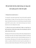 Đổi mới Quốc hội theo định hướng xây dựng nhà nước pháp quyền xã hội chủ nghĩa pptx