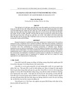 Báo cáo nghiên cứu khoa học: 