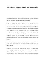 Hồ Chí Minh và đường đến nền cộng hòa hợp hiến pot