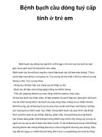 Bệnh bạch cầu dòng tuỷ cấp tính ở trẻ em docx