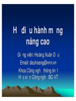 bài giảng hệ điều hành mạng nâng cao chương iv các cơ chế giao tiếp giữa các tiến trình phân tán