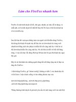 Thủ thuật sử dụng máy tính: Làm cho FireFox nhanh hơn pot