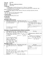 Giáo án toán 12 nâng cao - Tiết 34 ppsx