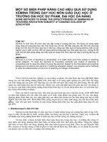 Báo cáo nghiên cứu khoa học: 