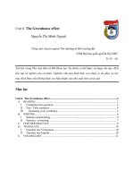 Tiếng anh chuyên ngành Thổ nhưỡng và Môi trường đất phần 6 pptx