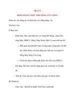 Giáo án lớp 4: ĐỊA LÝ ĐỒNG BẰNG CHÂU THỔ SÔNG CỬU LONG. potx