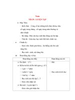 Giáo án lớp 4: Toán: LUYỆN TẬP ppsx