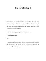 Ung thư phổi là gì ? ppt