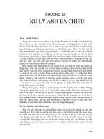 XỬ LÝ ẢNH - CHƯƠNG 22 pptx