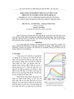 Báo cáo nghiên cứu khoa học: 