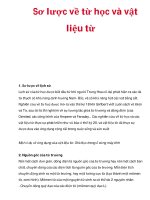 Sơ lược về từ học và vật liệu từ ppt