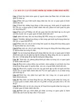 Ôn tập môn tổ chức nhân sự hành chính nhà nước