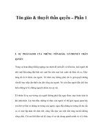 Tôn giáo & thuyết thần quyền – Phần 1 docx