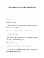 Chẩn đoán và xử trí phù phổi cấp huyết động potx