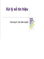 Xử lý tín hiệu số - Chương 6 potx