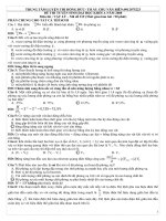 Đề thi vật lí năm 2008 - mã đề 319 pptx