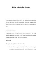 Thiếu máu thiếu vitamin pptx