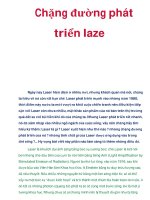 Chặng đường phát triển laze ppt