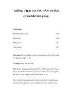 MÔNG THẠCH CỔN ĐÀM HOÀN (Đơn Khê tâm pháp) ppsx