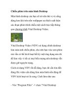 Chiếu phim trên màn hình Desktop doc